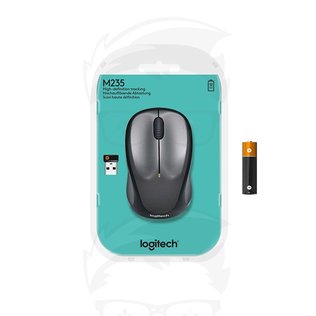 Logitech M235 MOUSE WIRELESS - GREY Logitech M235 MOUSE WIRELESS - GREY